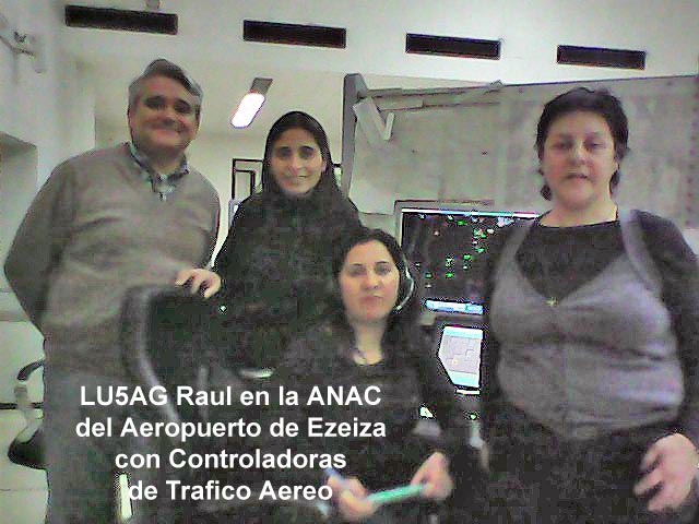 LU5AG Raul en la ANAC de Ezeiza