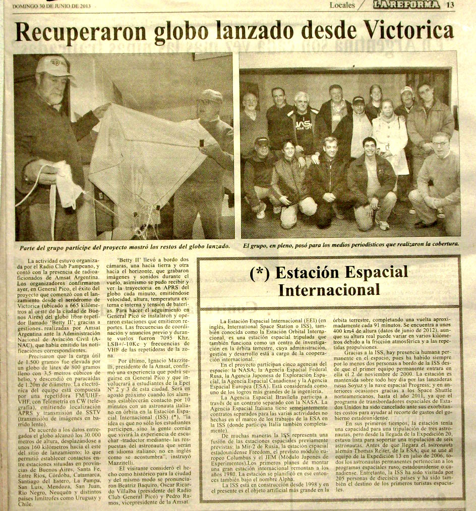 Diario Reforma de G.Pico 30/6/2013