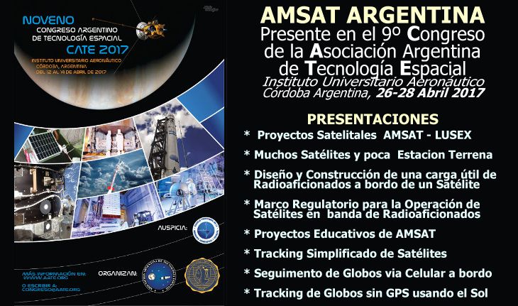 Amsat en CATE 2017