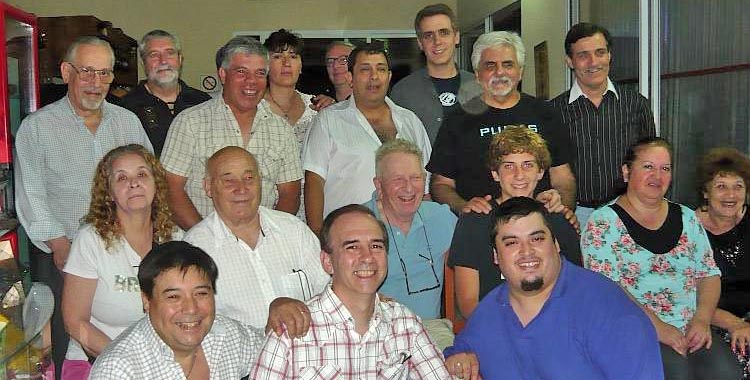 Foto participantes a Cena/Festejo en La Laguna de Pico