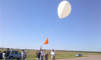 Lanzamiento del Globo el 23 Noviembre 2013