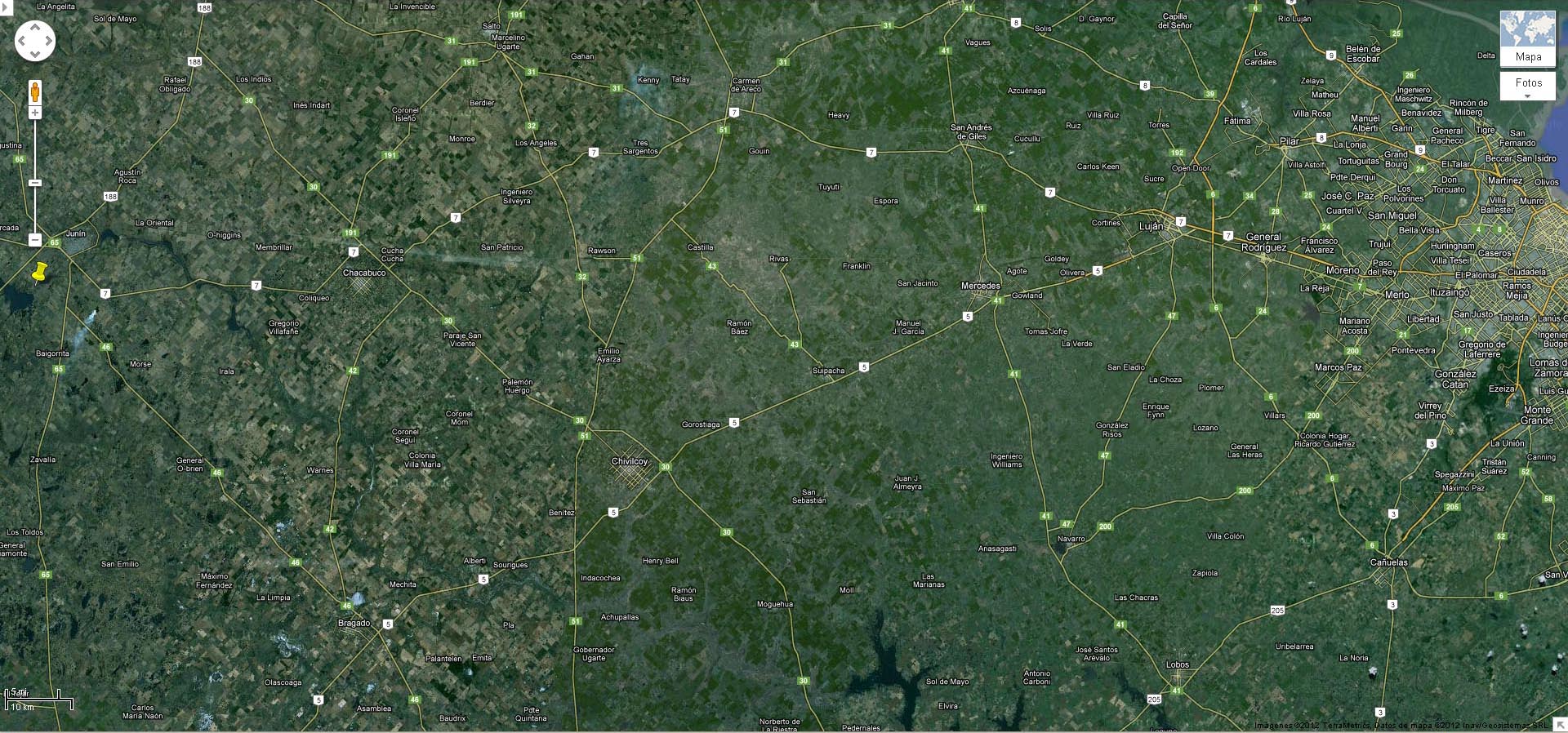 Mapa Georeferenciado para UIView