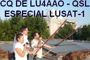 QSL Especial 20° Aniversario del Lanzamiento del LUSAT-1